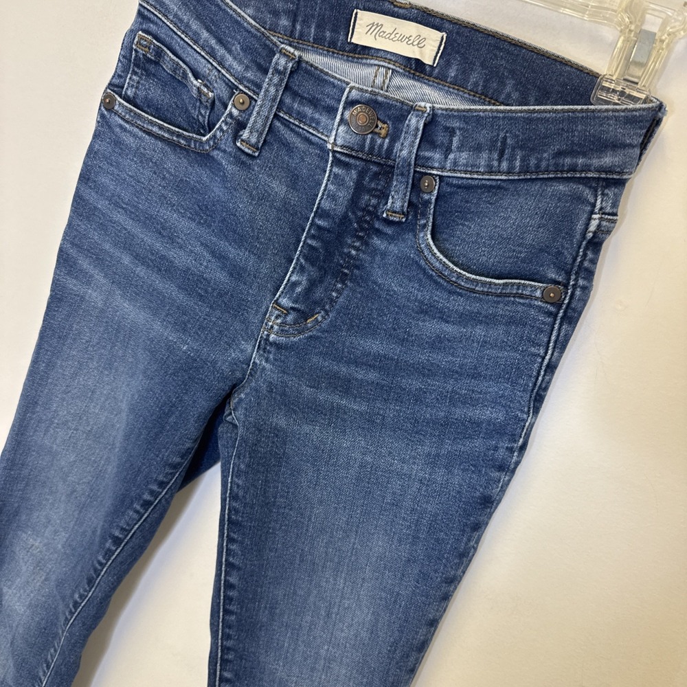 Madewell Women's Mid-Rise Skinny 9" Medium Wash Jeans Size 23